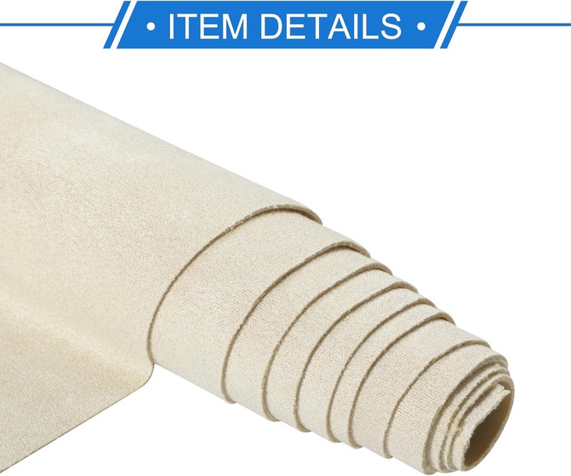 VekAuto Headliner Fabric 80" L x 60" W Interior Trim DIY Roof Repair Replacement for Car Truck RV SUV Boat Automotive Suede Fabric Beige - Image 5